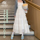 莫代爾半身裙女冬季2026新款白色蛋糕裙女法式蓬蓬裙高腰A字中長(cháng)款裙子