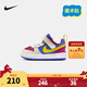 NIKE 耐克男女童休閑板鞋COURT BOROUGH輕便舒適兒童魔術(shù)貼運動(dòng)鞋低幫 IM2183-633 26 【建議腳長(cháng)15cm】