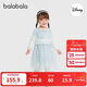巴拉巴拉balaOne兒童連衣裙女2025冬針織網(wǎng)紗裙公主裙IP208425111004