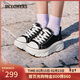 斯凱奇（Skechers）女鞋經(jīng)典百搭帆布鞋厚底增高休閑鞋軟底舒適透氣板鞋戶(hù)外鞋177435
