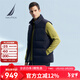 諾帝卡（NAUTICA）【商場(chǎng)同款】秋冬新款經(jīng)典百搭90白鴨絨羽絨馬甲背心男JC4405 藏青4NV M