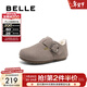 百麗（Belle）休閑舒適吐司鞋女商場(chǎng)同款童鞋84018D84 灰色 34 (220mm)