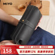 Miyo旅行洗漱包大容量出差便攜化妝包2026新款頭層牛皮防水耐臟收納包 黑色-頭層皮
