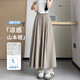 【京東直采】春夏山本裙女夏季新款寬松顯瘦半身百褶裙PLUS專(zhuān)享 咸菜色 【顯瘦遮肉帶口袋】 L 【推薦126-140斤】