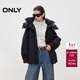 ONLY 2025冬季90白鴨絨立領(lǐng)隱形插袋設計羽絨服女|125423021