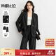 尚都比拉新款氣質(zhì)西裝套裝女春秋女裝西服外套顯瘦直筒褲商務(wù)職業(yè)裝兩件套