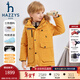 哈吉斯（HAZZYS）品牌童裝男童羽絨服冬季新款三防透濕抑菌防靜電保暖中長(cháng)款羽絨服 姜黃 165cm
