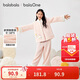 巴拉巴拉balaOne女童睡衣套裝2025冬加厚法蘭絨保暖國風(fēng)盤(pán)扣209425171002
