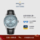 百年靈（BREITLING）航空計時(shí)自動(dòng)機械腕表冰藍41瑞士手表 冰藍-鱷魚(yú)皮-折疊扣