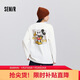 森馬（Semir）迪士尼合作系列長(cháng)袖T恤女春季中長(cháng)款寬松落肩上衣101125101003