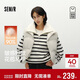 森馬（Semir）商場(chǎng)同款|羽絨馬甲女冬短款90絨子肌理花苞2025上衣101725103006