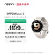 OPPO Watch S 律動(dòng)銀【國家補貼】超薄設計 AI 運動(dòng)教練 oppo智能手表男女運動(dòng)手表防水 京東自營(yíng)