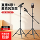 潮狄曼麥克風(fēng)話(huà)筒支架落地式專(zhuān)業(yè)舞臺演唱K歌直播專(zhuān)用伸縮調節一體立式三腳架KTV無(wú)線(xiàn)電容麥立式支架 1.7m 麥克風(fēng)支架(加大款麥夾)