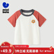 迷你巴拉（minibala）男童女童短袖T恤夏季新款寶寶純棉親膚兒童打底衫