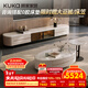 顧家家居（KUKA）浮境系列茶幾電視柜組合7231【北冰洋】茶幾+角幾+2.2m電視柜