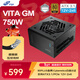 全漢（FSP）VITA GM 750W金牌全模組電源（ATX3.1/PCle 5.1 12V-2x6接口/105℃工業(yè)等級日系電容/全壓紋線(xiàn)）