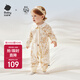 babycare寶寶連體衣純棉新生兒長(cháng)袖爬服哈衣滿(mǎn)月嬰兒衣服 獅子王國  73cm
