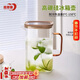 青蘋(píng)果冰箱側門(mén)耐高溫冷水壺1500ml 圍爐煮茶泡茶壺冰水壺杯涼水壺