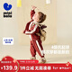 迷你巴拉男童女童長(cháng)袖套裝寶寶休閑嬰兒衣服套裝學(xué)院兩件套2025新品