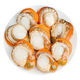 福字號【大連】冷凍扇貝肉帶黃帶卵凈重2斤大號40-80粒/袋 燒烤深海餐桌