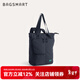 BAGSMART雙肩包兩用背包男士通勤大容量旅行出差書(shū)包電腦包托特包女大學(xué)生 深藍（可容納15.6英寸筆記本）