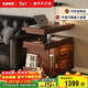 家逸實(shí)木折疊茶幾可升降小戶(hù)型沙發(fā)邊柜可移動(dòng)小推車(chē)家用邊幾茶桌臺
