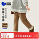 迷你巴拉（minibala）【內里加絨】女童寶寶打底褲冬季親膚保暖仿牛仔褲子