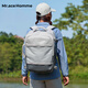 Mr.ace Homme多隔層電腦包男大容量戶(hù)外隨行倉背包出差旅行雙肩包通勤輕便書(shū)包