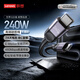 ThinkPlus聯(lián)想充電線(xiàn)Type-C數據線(xiàn)240W大功率7A電流ctoc硅膠快充適用蘋(píng)果17/ipad/小米華為手機筆記本1.8m黑