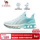 駱駝全掌氣墊鞋男蓄能氣墊鞋耐磨透氣網(wǎng)面運動(dòng)鞋女 C13S397020，寶石藍，男 40
