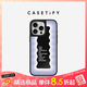 CASETIFY 標語(yǔ) Dream life  適用于iPhone16/15/Pro/Max手機殼 黑鏡黑框Magsafe iPhone 15 Pro Max