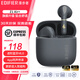 漫步者（EDIFIER）Z1 AIR 藍牙耳機 真無(wú)線(xiàn)半入耳式通話(huà)降噪 音樂(lè )游戲跑步運動(dòng) 新款低延遲游戲 節日禮物 超長(cháng)續航 Z1 Air+ 暮灰+奶牛貓套