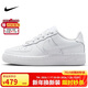 耐克NIKE女大童空軍一號AF1 新年禮物 運動(dòng)鞋FV5951-111白39