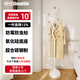 帥仕（shuaishi）奶油風(fēng)衣帽架臥室衣桿落地立式掛衣架加寬底座入戶(hù)玄關(guān)樹(shù)枝晾衣架 樹(shù)枝型【奶油白】碳鋼衣帽架+氧化硅底座