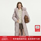 范思藍恩高光云朵系列長(cháng)款羽絨服女新款進(jìn)口狐貍毛領(lǐng)顯瘦連帽外套 淡蘭花色 S