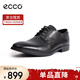 愛(ài)步（ECCO）男商務(wù)皮鞋男鞋簡(jiǎn)約正裝皮鞋男士亮面皮鞋德比鞋621634 41