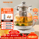 九陽(yáng)（Joyoung）0膠水養生壺玻璃花茶壺可拆卸茶籃 定制12大功能 煮茶器電熱燒水壺1.5L WY155