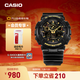 卡西歐（CASIO）G-SHOCK GA-100CF拆彈專(zhuān)家 時(shí)尚運動(dòng)男士手表 石英手表 GA-100CF-1A9PR-200米防水