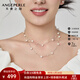 天使之淚淡水珍珠項鏈滿(mǎn)天星S925銀加長(cháng)雙層疊戴氛圍感生日禮物送女友閨蜜