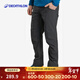 迪卡儂（DECATHLON）戶(hù)外抓絨褲男加絨加厚透氣保暖防潑水寬松長(cháng)褲防風(fēng)褲軟殼褲 黑灰色 L / W34 L32 44