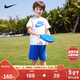 NIKE 耐克小童裝男女童純棉短袖T恤+短褲2件套裝夏季新款短袖套裝