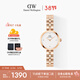 丹尼爾惠靈頓（DanielWellington）DW女士手表Elan瑰美摩登金色石英歐美腕表送女友新年禮物DW717