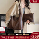 viney新款托特包包女包品牌單肩包手提包生日情人節禮物送女友老婆 【咖啡色】新年送女生實(shí)用高級感腋下包 時(shí)尚輕奢百搭休閑通勤大包
