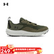 安德瑪（Under Armour）安德瑪UA新款男子運動(dòng)鞋舒適時(shí)尚透氣緩震戶(hù)外鞋輕便黑武士跑步鞋 3027178-390 42
