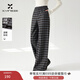 香影【加絨】復古闊腿格紋褲子女高腰2025冬季新款花邊寬松直筒褲 咖色 XL 170/72A/125-140斤