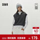 森馬（Semir）[商場(chǎng)同款]長(cháng)袖襯衫女條紋襯衣V領(lǐng)背心秋2025兩件套101525105017