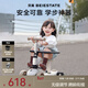 貝易滑板車(chē)升級版1到3歲6歲寶寶兒童車(chē)嬰兒滑行學(xué)步車(chē)溜娃神器 六合一-貝易卡其【升級款】