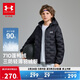安德瑪（Under Armour）童裝秋冬兒童輕薄防潑水短款鴨絨男女童保暖連帽羽絨服253311180