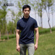 AIGLE艾高短袖T恤春夏經典款DFT速干吸濕COOLMAX涼爽POLO男