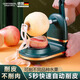 GERTHRON德國手搖多功能削蘋(píng)果神器家用自動(dòng)削皮器刮皮刀刨水果削皮機 升級削皮機（墨綠） 多功能水果削皮器
